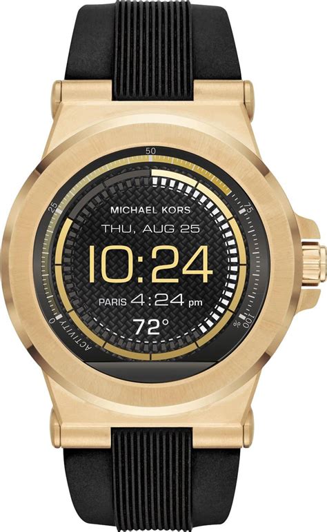 michael kors dylan smartwatch band|oversized dylan gold tone watch.